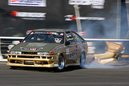 On the Toyota Corolla AE86 day when their father in