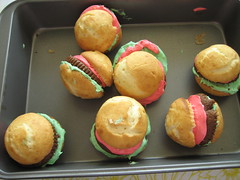 hamburger cupcakes