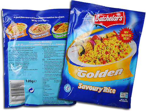 Batchelors New Improved Recipe Golden Savoury Rice