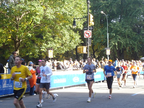 Racers near Columbus Circle