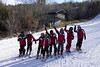 A group of the ski team at Mohawk Mountain, Connecticut