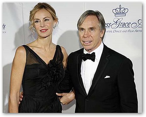 Dee Ocleppo & Tommy Hilfiger at Black Tie Event