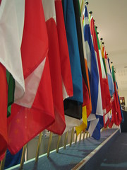 Banderas en el Parlamento Europeo