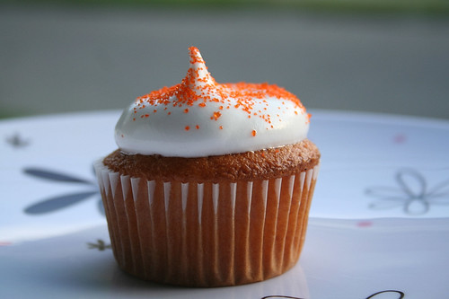 orange dreamsicle cupcake
