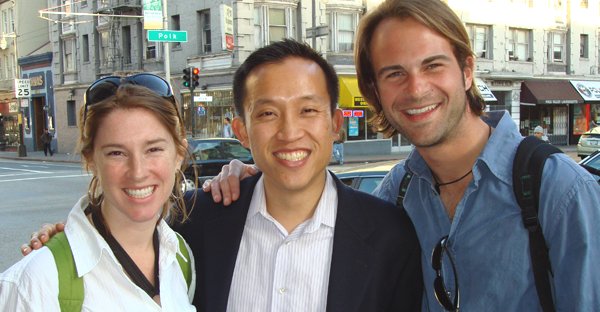 David Chiu With District 3 Neighborhood Leaders On Polk Street in San Francisco.