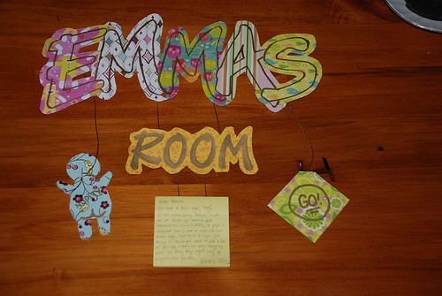 Emma's door sign!