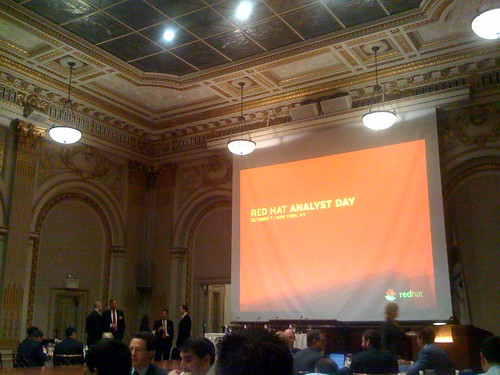 red hat analyst day @ NYSE boardroom
