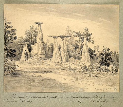 007- Piedars del Monument Park cerca de Mountain Spring Colorado 1885