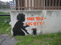 Banksy? - Holland Park Roundabout, London