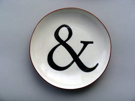 ampersand plate.