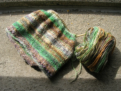 handspun cowl (by aswim in knits)