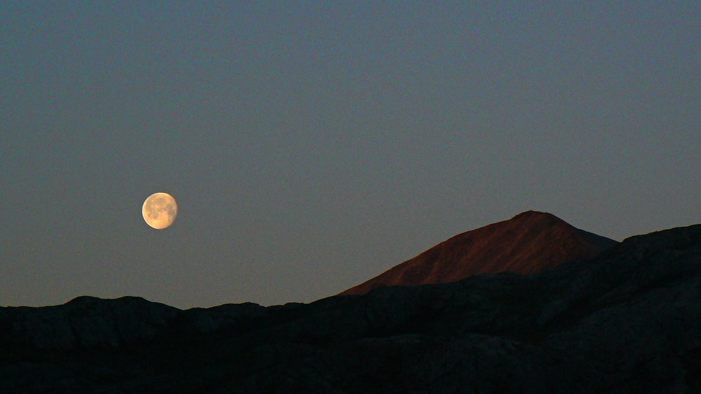 Moonrise over the Torridon Hills
