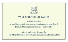 Get answers from anywhere! by Yale Science Libraries