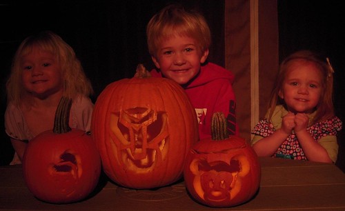 Posing with the Pumpkins by you.
