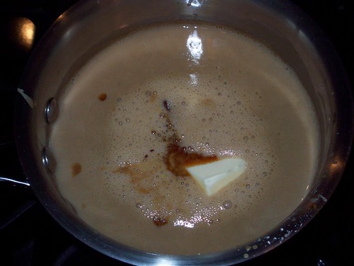 espresso powder vanilla butter in milk