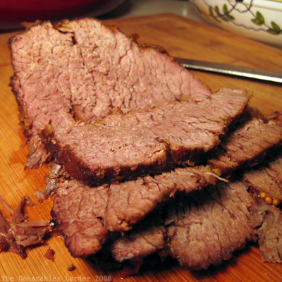 braised beef sliced