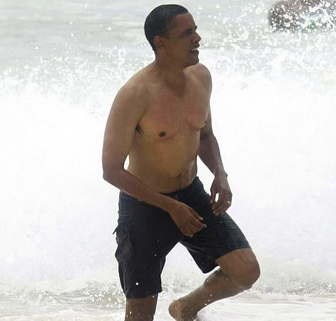 Obama is having fun in the Sun_Hawaii Vacation by shamonwhi.