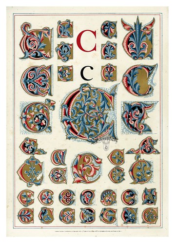 003-Letra C-Owen Jones Alphabet 1864- Copyright © 2010 Panteek.  All Rights Reserved