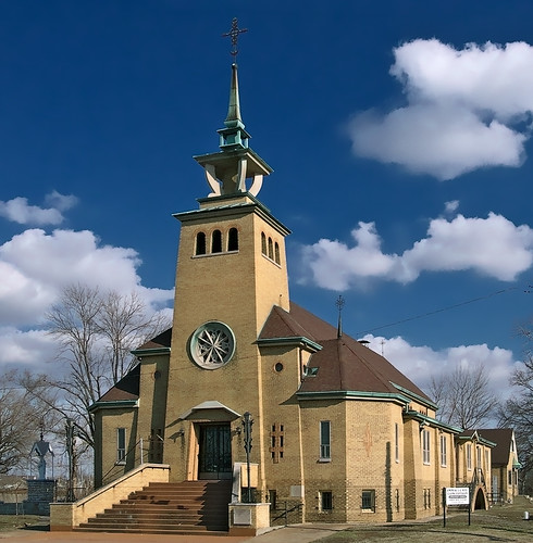 Immaculate Conception (Lithuanian) Roman Catholic Church, in East Saint Louis, Illinois, USA - exterior 1