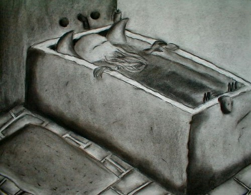 In his bathtub at R'lyeh, dead Cthulhu lies dreaming...