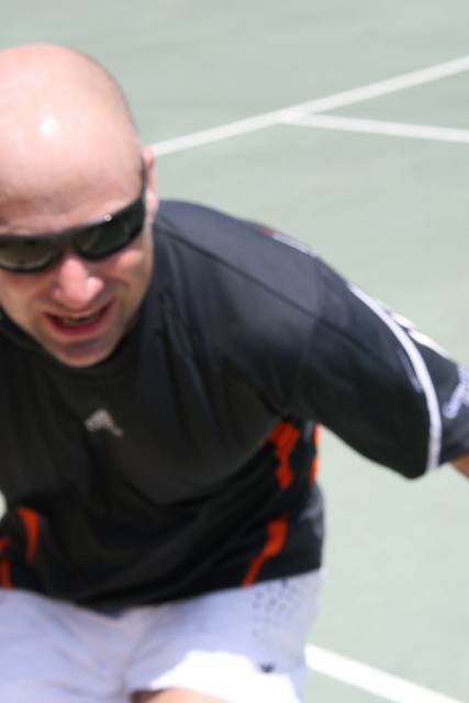 Andre Agassi extreme closeup by MikeManning