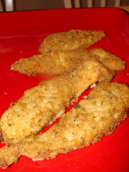 Oven Fried Parm Chicken
