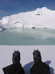 Mt Ruapehu Kratersee und ich