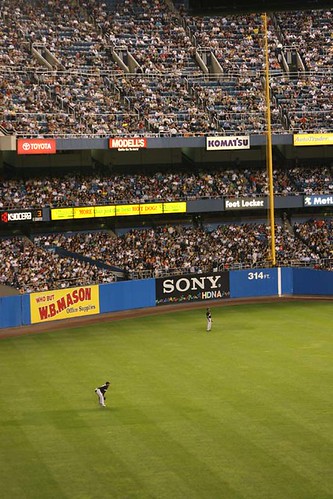 chicago white sox stadium. White Sox outfield in Yankee