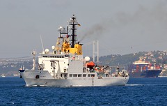 NATO research vessel NRV "Alliance", Bosphorus, Istanbul, Turkey, 8 September 2008. In the summer of 2007, Dr. Robert Ballard, discoverer of the RMS "Titanic" wreck site, conducted research in the Black Sea from aboard this ship. by Ivan S. Abrams