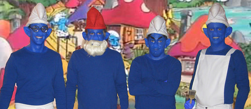 the whole smurfing bunch