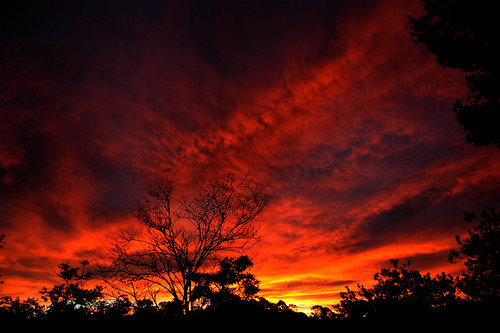 Sunset over the Illawarra