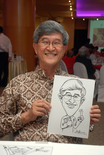 Caricature live sketching for Christ Methodist Church Christmas Celebration - 9