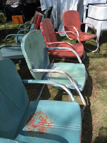 Old Metal Lawn Chairs...