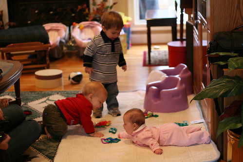 Walker, Hannah and Eli "Playing"