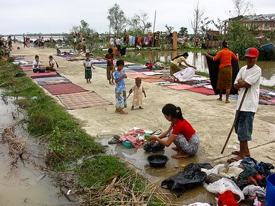 Cyclone victims