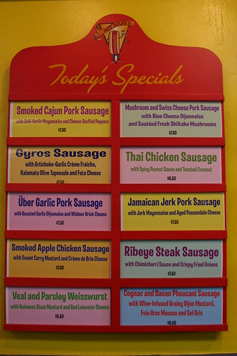 Today's Specials. They really do change daily