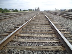 Rail lines in Dalhart, Texas