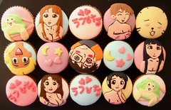 love hina anime cupcakes by hello naomi