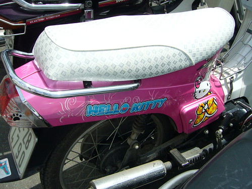 Hello Kitty Pink Motorbike