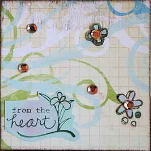 Card - from the heart