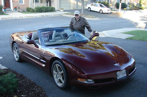 Dad and his Corvette