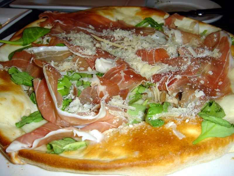 Prosciutto and Arugula Pizza