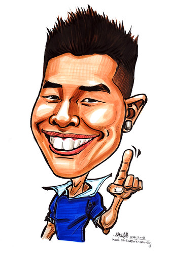 guy caricature in colour 041108