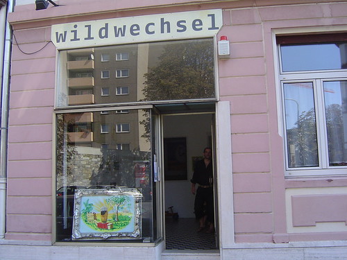 Kunstraum Wildwechsel in der Rotlintstrasse. September 2004