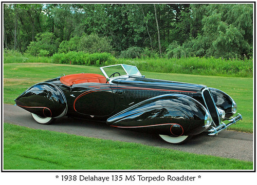 Here's a Delahaye that shows off her white walls quite well