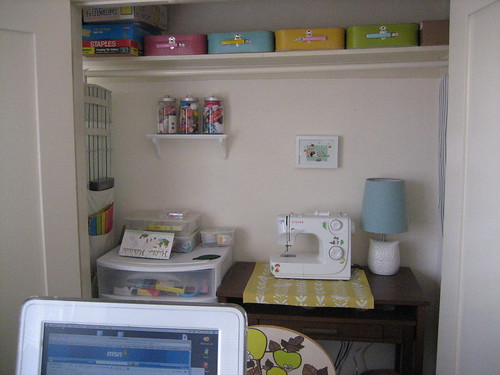 My sewing area