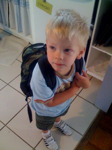 Backpack boy