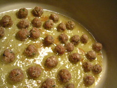 Italian Wedding Soup (Escarole Soup): Meatballs