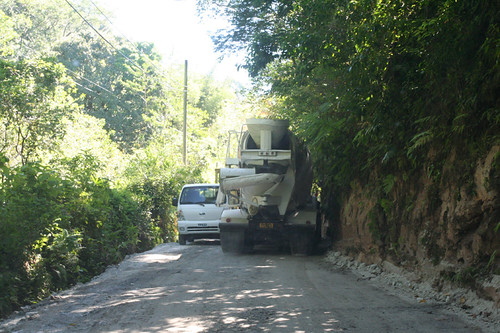 typical traffic delay in Dominica