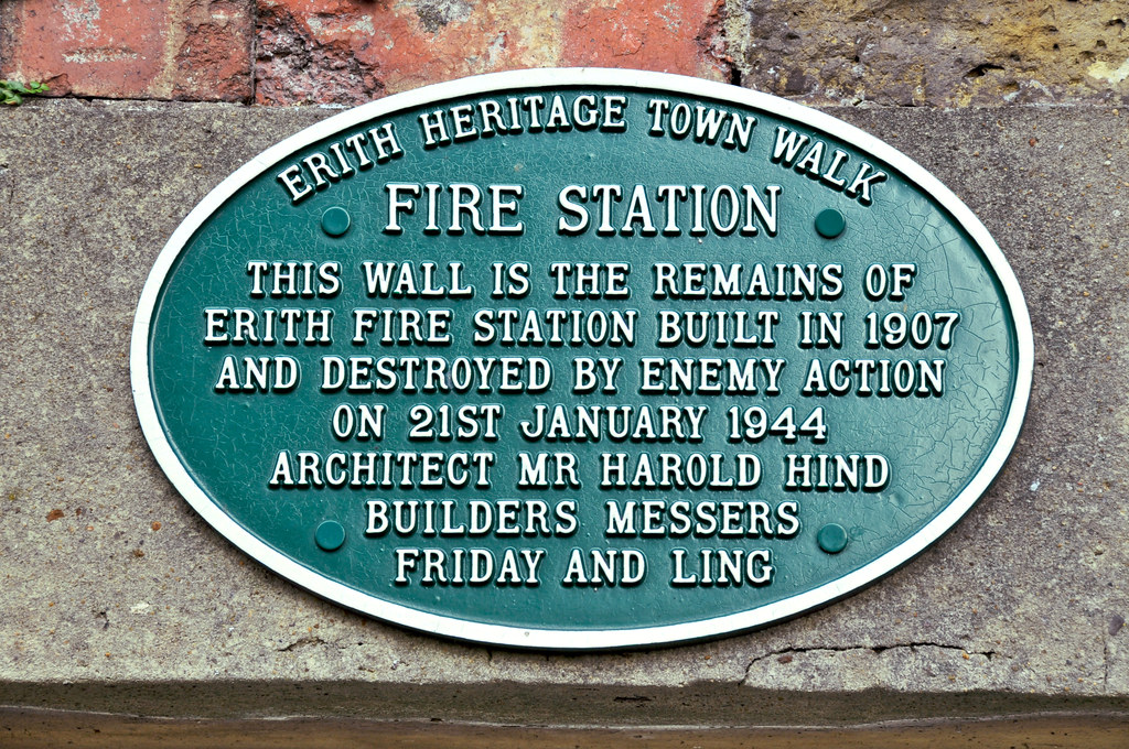 Fire station plaque